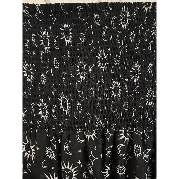 Cyn & Luca 90’s Black & White Celestial Whimsygoth Sun & Moon Witchy Dress - Picture 6 of 10